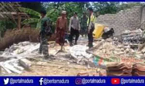 Rumah Warga Rusak, Hujan Es dan Puting Beliung Landa Madura