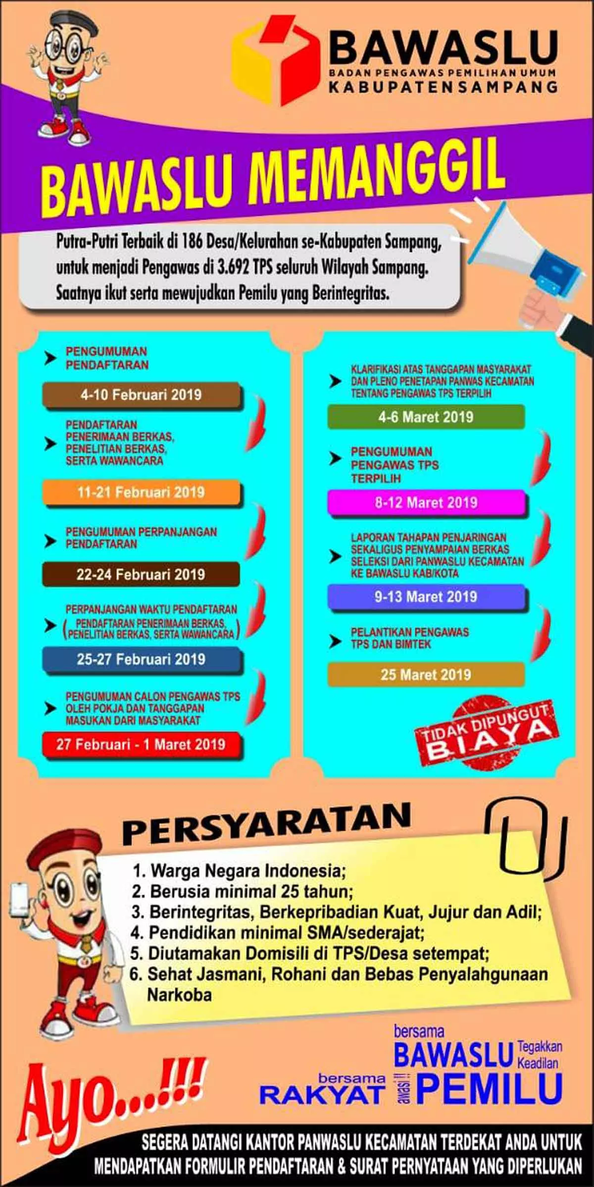 Bawaslu Sampang Buka Rekrutmen Pengawas Tps Pemilu 2019 - Portalmadura.com Bawaslu Sampang Buka Rekrutmen Pengawas TPS Pemilu 2019