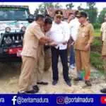 Jalan Rusak Ditanami Pohon Singkong, Begini Reaksi Bupati Sampang