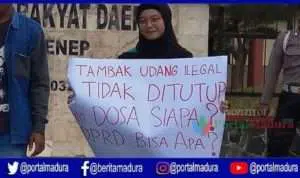 Tambak Udang Yang Diduga Ilegal Tuai Protes Pemuda Sumenep