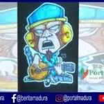 Drawing Monyet Bergitar Lambang Penolakan RUU Permusikan dari Madura