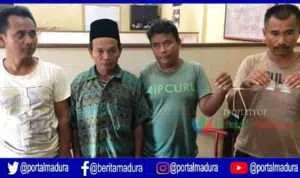 Oknum Perangkat Desa dan Tiga Rekannya Diringkus Polisi Sumenep