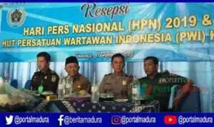 Bupati Sumenep Hadiri Resepsi HPN dan HUT ke 73 PWI