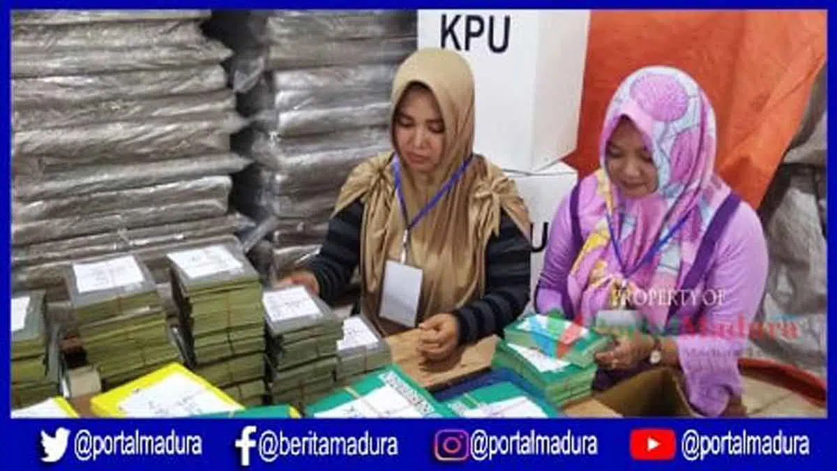KPU Sumenep Telah Terima Sebagian Surat Suara Pemilu 2019