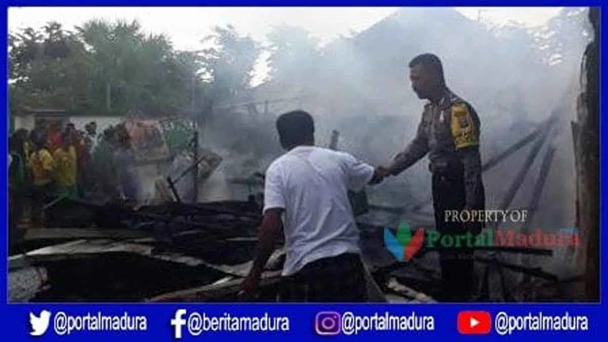 Polisi Sumenep Dalami Penyebab Kebakaran Rumah Warga Kalianget Timur