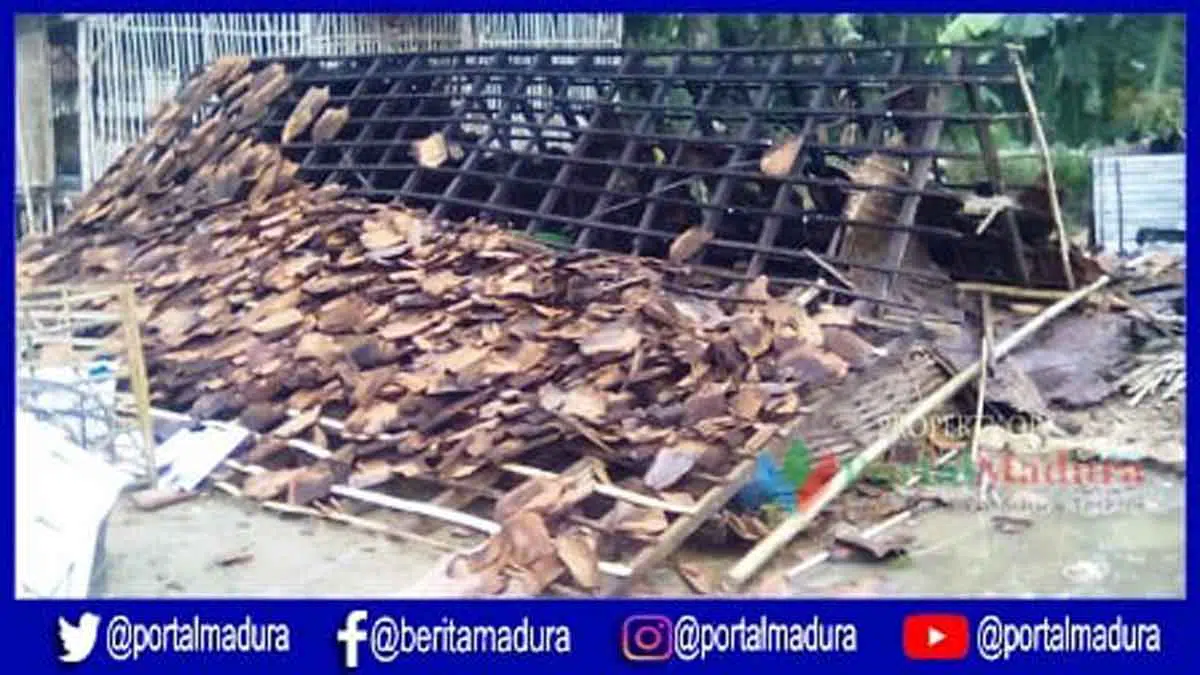 16 KK Terdampak Angin Kencang, Kerugian Capai Rp75 Juta