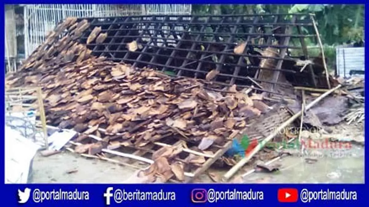 16 KK Terdampak Angin Kencang, Kerugian Capai Rp75 Juta
