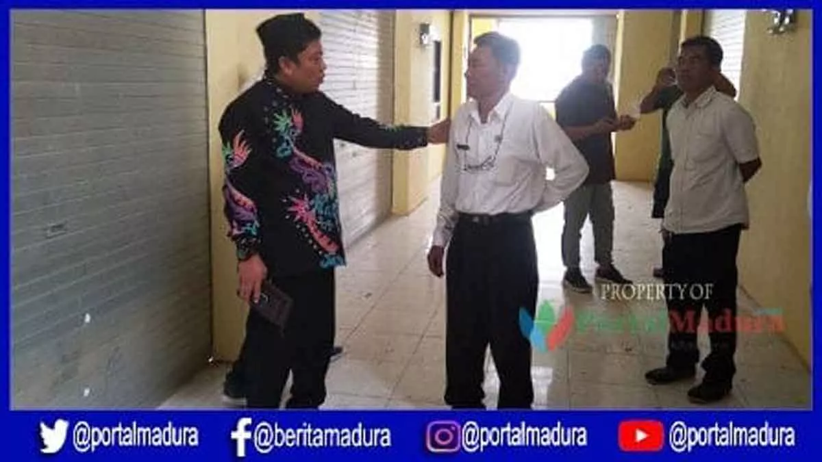 Kios Tak Diminati, Komisi II DPRD Sumenep Sidak Pasar Anom