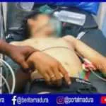 Bermaksud Tutupi Jalan Berlubang, Malah Pemuda Sampang Dihantam Bus
