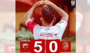 Pesta Gol ke Gawang Sriwijaya FC
