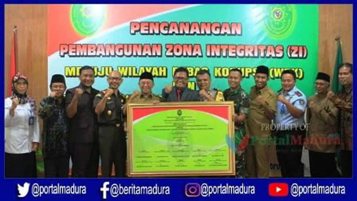 Pengadilan Negeri Sumenep Canangkan Pembangunan Zona Integritas