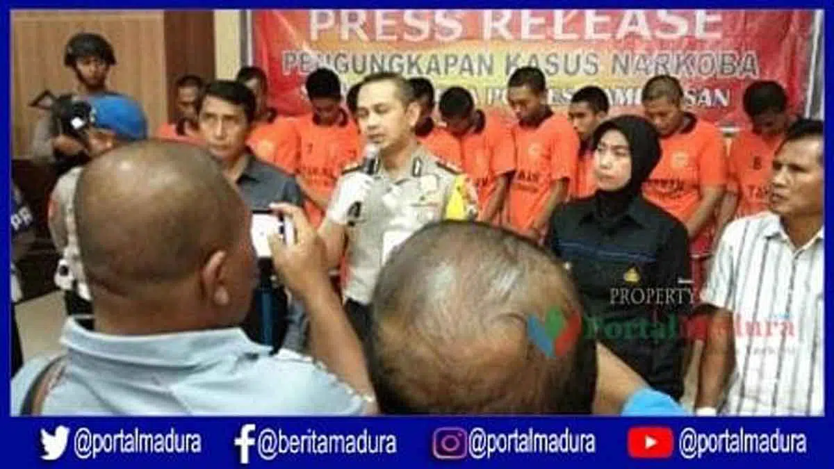 Polres Pamekasan Tangkap Pemakai dan Pengecer Sabu, Bandarnya ke Mana
