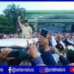 Di Pamekasan Prabowo Cerita Saat Jadi Panglima Perang