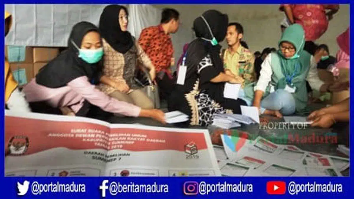 Sumenep Kekurangan 2.000 Surat Suara Pemilu 2019