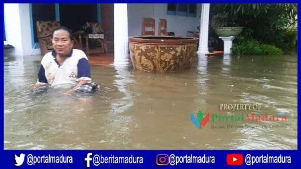 Rumah Warga di Pamekasan Terendam Banjir