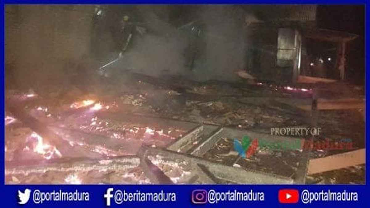 Rumah dan Kandang Sapi Warga Sampang Ludes Terbakar