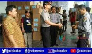 Surat Suara Pemilu 2019 di Pamekasan Dijaga Ketat Polisi