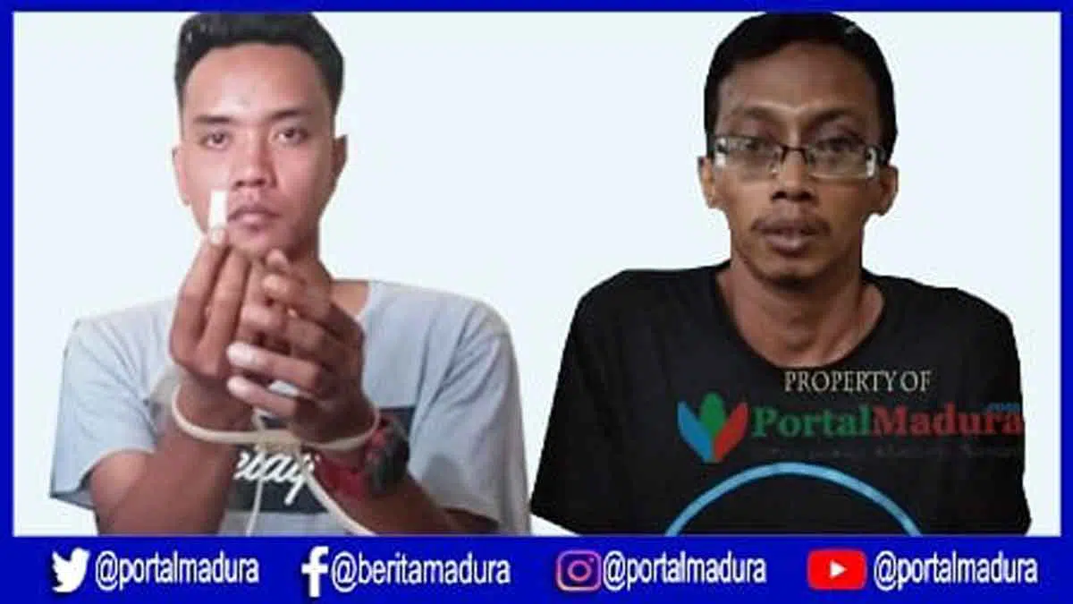 Sempat Kelabui Petugas, Dua Tersangka Sabu Diringkus Polisi Sumenep