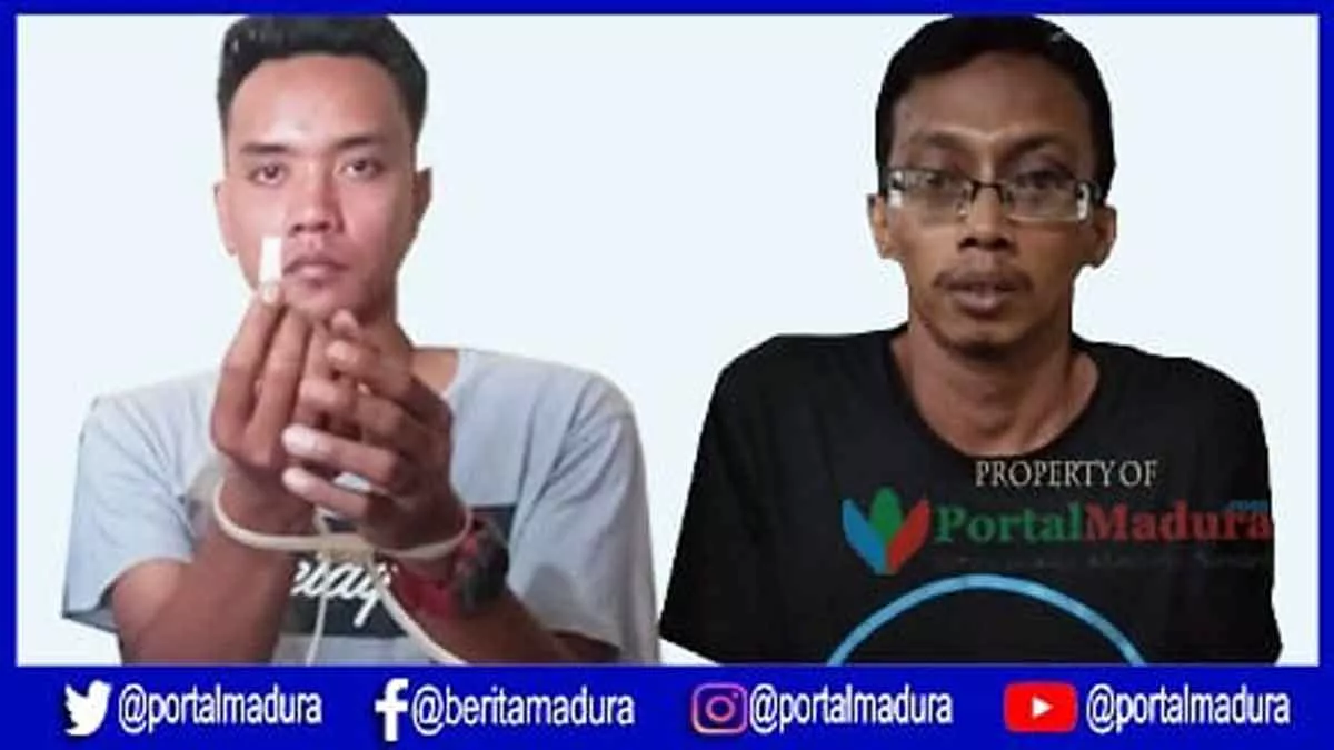 Sempat Kelabui Petugas, Dua Tersangka Sabu Diringkus Polisi Sumenep