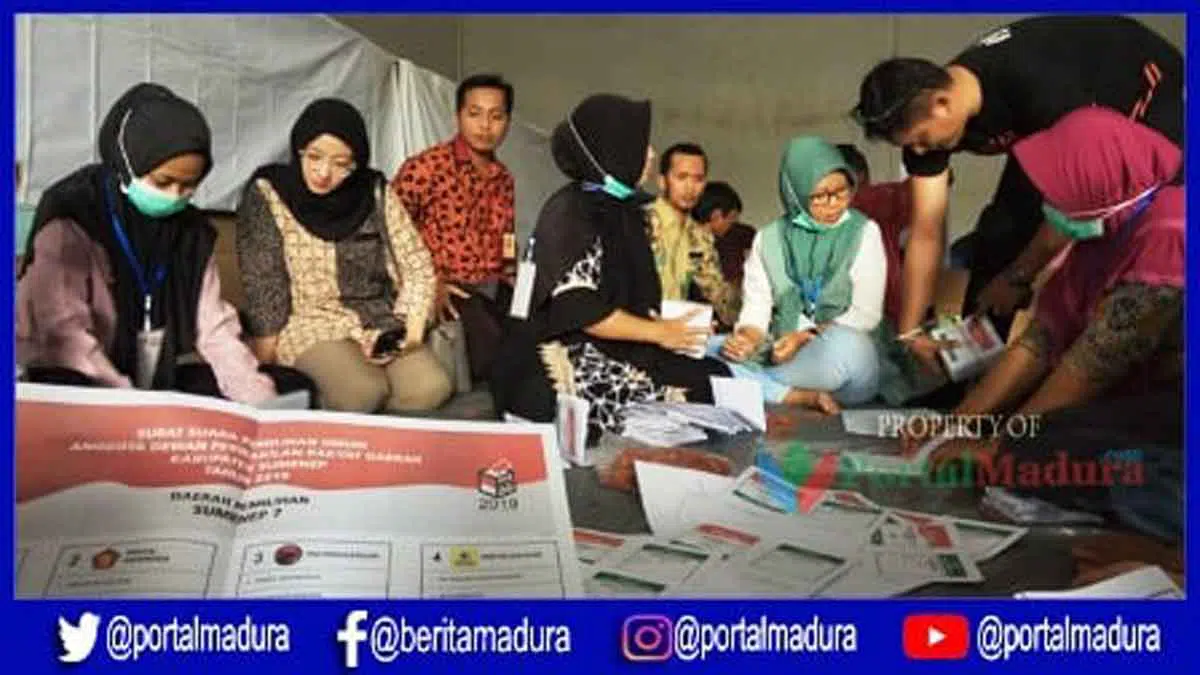 Bawaslu Sumenep Awasi Proses Sortir dan Pelipatan Surat Suara Pemilu 2019