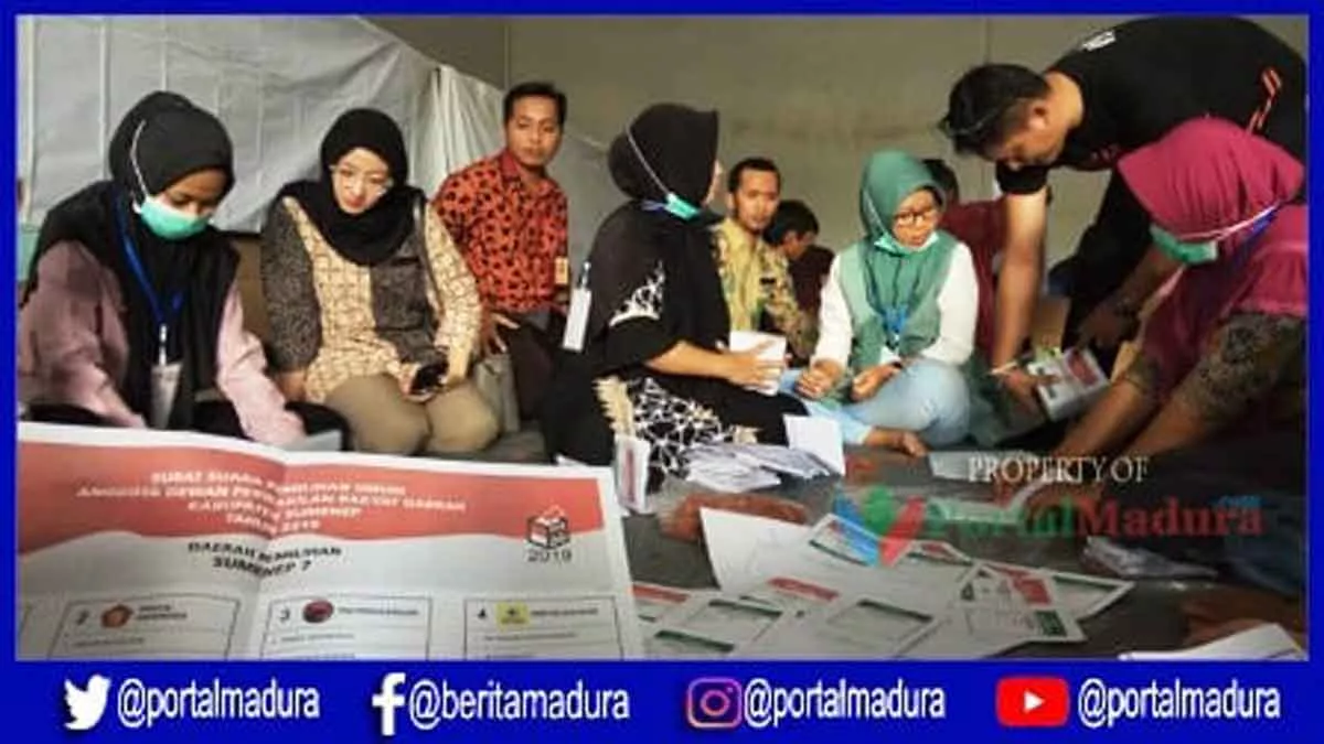 Bawaslu Sumenep Awasi Proses Sortir dan Pelipatan Surat Suara Pemilu 2019