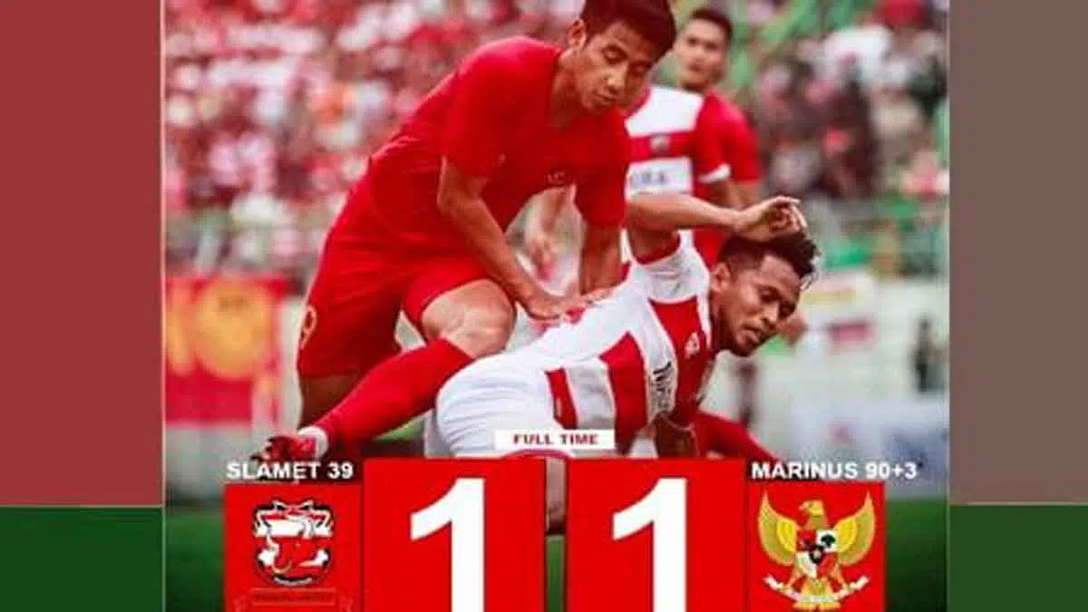 Diimbangi Timnas U-22 di Detik-detik Akhir