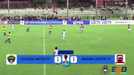 Ditahan Imbang Cilegon United, Madura United Tetap Lolos 16 Besar Piala Indonesia