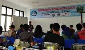 Balai Bahasa Sumatra Barat Kuatkan Gerakan Literasi Komunitas Baca di Padangpanjang