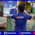 Caleg di Pamekasan Tetap Mokong Pasang APK di Area Terlarang