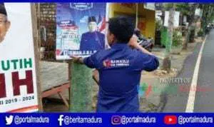 Caleg Memasang APK di Tempat Terlarang