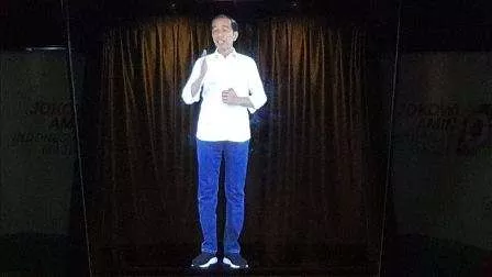 Capres Joko Widodo Gunakan Teknologi Hologram untuk Kampanye
