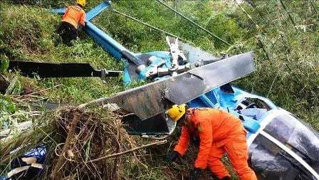 Helikopter jatuh di Tasikmalaya