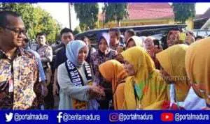 Jelang Pilpres, Istri Sandi Kunjungi Taman Sare Keraton Sumenep