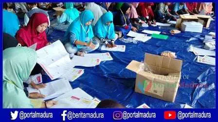 KPU Pamekasan Temukan Surat Suara Pemilu Rusak