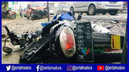Kecelakaan Maut di Jalan Raya Lomaer Bangkalan