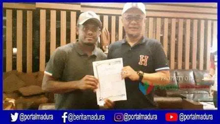 Madura United Akhirnya Kontrak David Laly dan Dua Pemain Baru