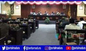 Paripurna LKPj Bupati, 24 Anggota DPRD Sumenep Absen