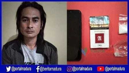 Pengecer Sabu Asal Pamekasan Diringkus Polisi Sumenep, Simpan Barang Bukti di Saku Celana
