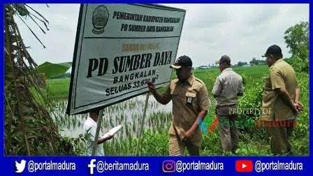 Pembagungan Gedung DPRD Bangkalan Sudah Tahap Pengukuran Lahan
