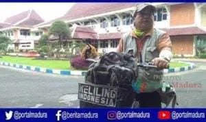 Pria Ini Keliling Indonesia Habiskan 33 Sepeda Ontel, Koleksi 3,5 Juta Tanda Tangan