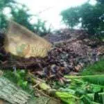 FOTO-Penampakan Rumah Warga Sumenep Dihantam Puting Beliung