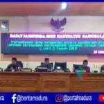 DPRD Bangkalan Gelar Rapat Paripurna LKPJ Bupati Tahun 2018