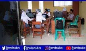 Ribuan Siswa SMK di Sumenep Ikuti UNBK