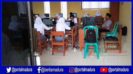 Ribuan Siswa SMK di Sumenep Ikuti UNBK