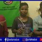 Polisi Sumenep Ringkus Tiga Warga Kangayan, Satu Tersangka Dalam Pengejaran