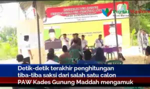 Dugaan Kericuhan Pemilihan PAW Kades Gunung Maddah Sampang
