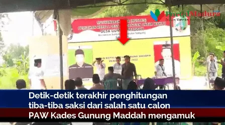 Video Detik-detik Kericuhan Pemilihan PAW Kades Gunung Maddah Sampang