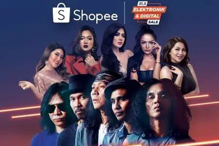 Spektakuler, "Shopee 31.3 Elektronik & Digital Sale bersama Slank" Dimeriahkan Artis Papan Atas dan Bertabur Hadiah