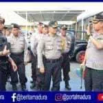 2 Kompi Brimob Lapisi Pasukan Pengamanan Pemilu di Pamekasan