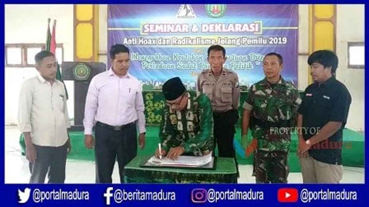 AJP dan UIM Pamekasan Satukan Tekad Tangkal Hoax dan Radikalisme